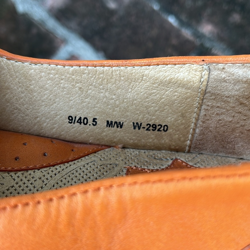 Born Vibrant Orange Loafers size 9 - Picture 4 of 7